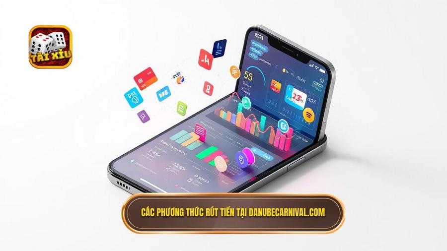 3. Các phương thức rút tiền tại danubecarnival.com