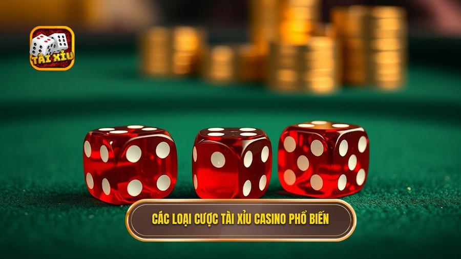 Tài Xỉu Casino: Nghệ Thuật Chinh Phục Những Con Xúc Xắc May Mắn 2 Các loại hình cược phổ biến trong tài xỉu casino